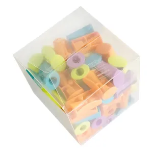 Boxed candy color student pencil sharpener set, portable pastel art sharpener for school supply.