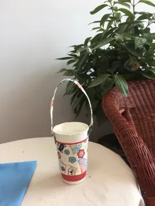 Japanse stijl Shiba Inu stoffen kopjeshoes schattige cartoon drankdraagtas