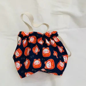 Japanische Bento Brotdose Tasche süße Kordelzug wasserdichte Handtasche für Alltag