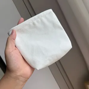 Mini Canvas Münzbeutel tragbare Tasche kleine Aufbewahrungstasche für Schlüssel und Binden.