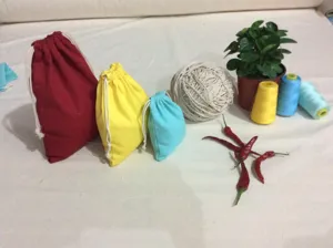 Leinen Kordelzug Aufbewahrungstasche DIY Geschenkbeutel mehrfarbig für Heimorganisation Basteln.