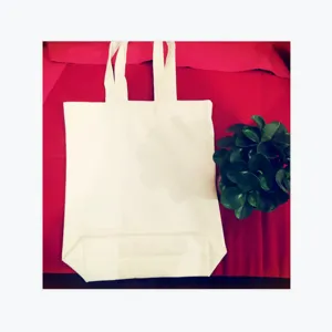 DIY blanko Leinen Tragetasche, schlichte weiße Schultertasche zum Bemalen, Freizeittasche.