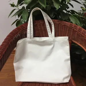 DIY Blanko Handbemalt Canvas Tote Tasche Große Kapazität Weiß Schwarz Schulter Einkaufstasche Umweltfreundliche Schultasche Für Damen