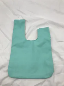 Japanischer Segeltuch Knoten Handgelenk Beutel, lässige tragbare Mini Münzschlüssel Tasche.