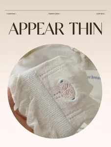 Chaussettes transparentes à volants pour femmes avec joli nœud brodé, chaussettes courtes été