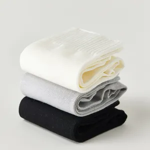 Dames ademende zomer middelhoge sokken effen kleur casual comfortabele set van 3 paar