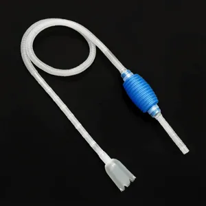 Changeur d'eau manuel pour aquarium pompe siphon en plastique nettoyeur de gravier