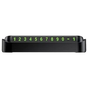 Plaque de stationnement temporaire pour voiture numéro caché lumineux accessoire auto