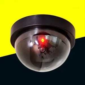 Ψεύτικη Κάμερα Asfaleias Dummy Dome Kάμερα Parakolouthisis Me LED Flashing Light Home Office