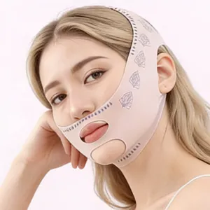 Bendaggio elastico traspirante per lifting del viso e modellamento della linea V quotidiana.