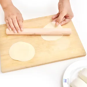 Natuurlijke Massief Houten Deegroller Voor Bakken Keuken Hout Deegroller Stok Pastry Tool Bakken Gadget