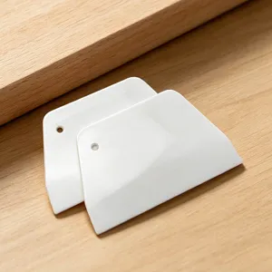 Kunststof Deegschraper Cake Boter Schraper Trapezium Bakken Pastry Snijder Keuken Bakgereedschap
