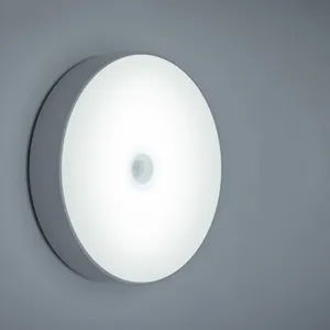 Modern Minimalist LED Smart Human Body Induction Night Light Portable Magnetic Rechargeable Wall Lamp For Bedroom Wardrobe