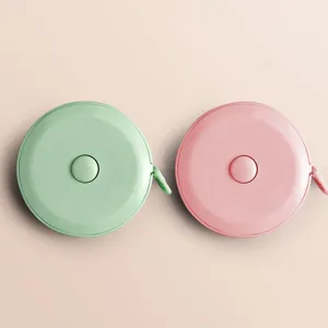 Mini retractable tape measure for body measuring portable round sewing tailor tape.