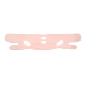 Bendaggio lifting viso elastico e traspirante rosa per rimodellamento a V e rassodamento.