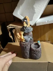 sintrivani nerou me skiouri apo ritini miniatura kipos avli grafeio diakosmisi