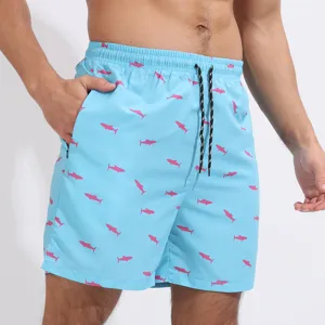 Short de bain homme bermuda de plage decontracte maillot de bain d'ete avec poches.