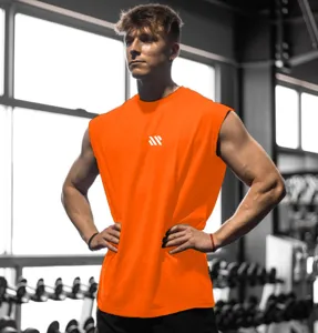 Débardeur de Sport Sans Manches pour Homme Été Respirant Gilet d'Entraînement Fitness