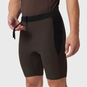 Short de sport et de fitness pour homme avec cordon élastique et poche latérale.