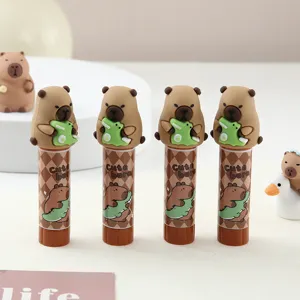 Süß Capybara Fester Klebstoff PVC Hohe Viskosität Klebestift Schüler DIY Handwerk Schreibwaren Bürobedarf