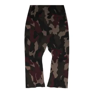 Close-up detail showing the back pocket and premium camouflage print of the casual pants.