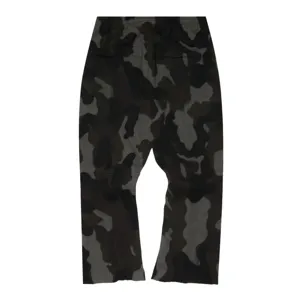 Men camouflage cargo pants autumn loose straight leg casual trousers streetwear outdoor style