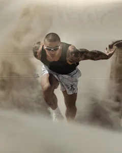 Men's casual printed sports shorts activewear beach vacation breathable quick-dry shorts detail