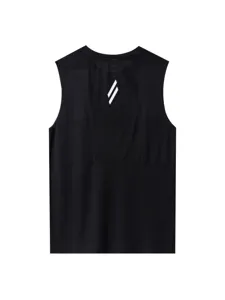 Men's quick-dry athletic tank top sleeveless running gym fitness workout loose vest top