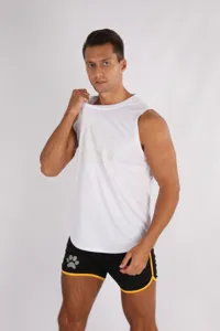 Canotta sportiva da uomo senza maniche traspirante e ad asciugatura rapida per palestra.