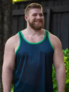 Camiseta sin mangas deportiva hombre secado rápido para running, entrenamiento y fitness.