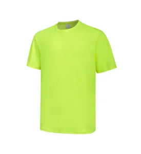 Men quick-drying short sleeve sports t-shirt, breathable crew neck fitness running tee shirt.