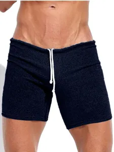 Herren Sommer Freizeit Kordelzug Shorts atmungsaktiv Fitness Sport Strandshorts Bekleidung