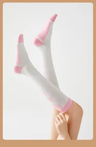 Professionelle Anti-Rutsch Yoga Kompressions Kniestrümpfe für Damen Fitness Sportkleidung.