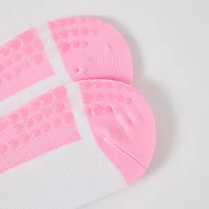 Anti-Rutsch Yoga Socken für Damen, atmungsaktive Fitness Pilates Sport Socken mit Noppen.