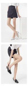 Detailansicht nahtloser Damen Sommer Strumpfhose, ultra dünn und glatt, hautfarben hauchdünn.