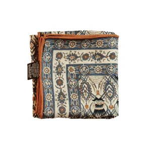 Luxury silk wool scarf featuring classic floral pattern, elegant old money style for winter.