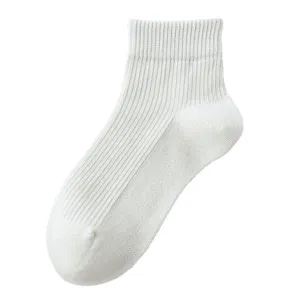 Kinder Netz Atmungsaktiv Baumwolle Socken Gekämmte Baumwolle Anti-Pilling Unifarbe Nahtlos Sport Socken Für Jungen Mädchen Frühling Sommer