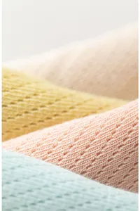 Mesh atmungsaktive kurze Socken Stoff Detailansicht, einfarbig weiche Sommersocken nah