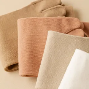 Bequeme Baumwoll Fünffinger Socken einfarbig, atmungsaktiv, schweißabsorbierend für Damen.
