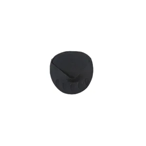 Black forefoot half toe socks invisible non slip pads for summer high heels sandals shoes