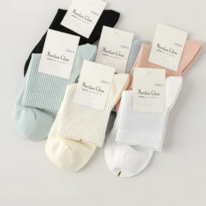 Women's Casual Cotton Mesh Socks Breathable Sweat-Absorbent Solid Color Low Cut Short Socks For Summer Spring Minimalist Daily Wear