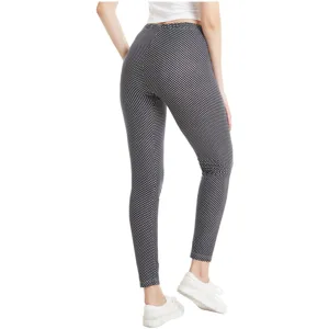 Donne vita alta leggings da yoga a pois pantaloni sportivi fitness allenamento palestra.