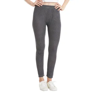 Donna vita alta pois senza cuciture pantaloni yoga fitness sport leggings da allenamento