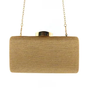 Fashion evening bag sequin flannel dress bag banqueting clutch women's bag gold color style