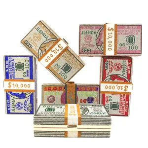 Rhinestone money stack clutch bag detail view, sparkling crystal dollar bill evening purse.