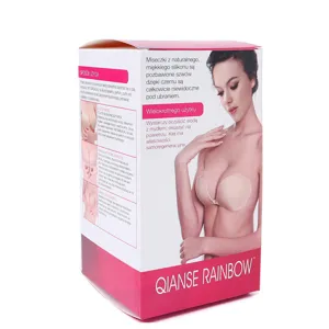 Women Silicone Invisible Bra Seamless Strapless Push Up Adhesive Sticky Bra For Wedding Dress Backless Intimates