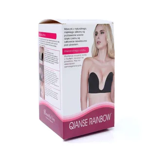 Seamless silicone invisible bra push up sticky bra strapless backless adhesive bra for women