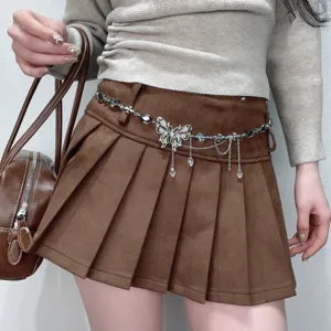 Stile Dolce e Fresco Catena da Vita con Nappa in Cristallo di Farfalla Donne Design di Personalità Catena di Gemme Hip Hop Accessorio