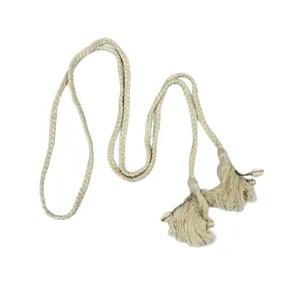 Bohemian braided waist belt with tassel shell pendants, perfect for casual ethnic outfits.
