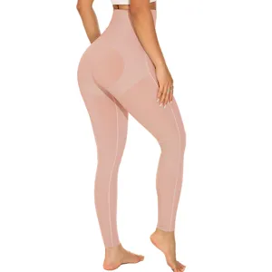 Women high waist tummy control leggings seamless shaping yoga pants fitness activewear
